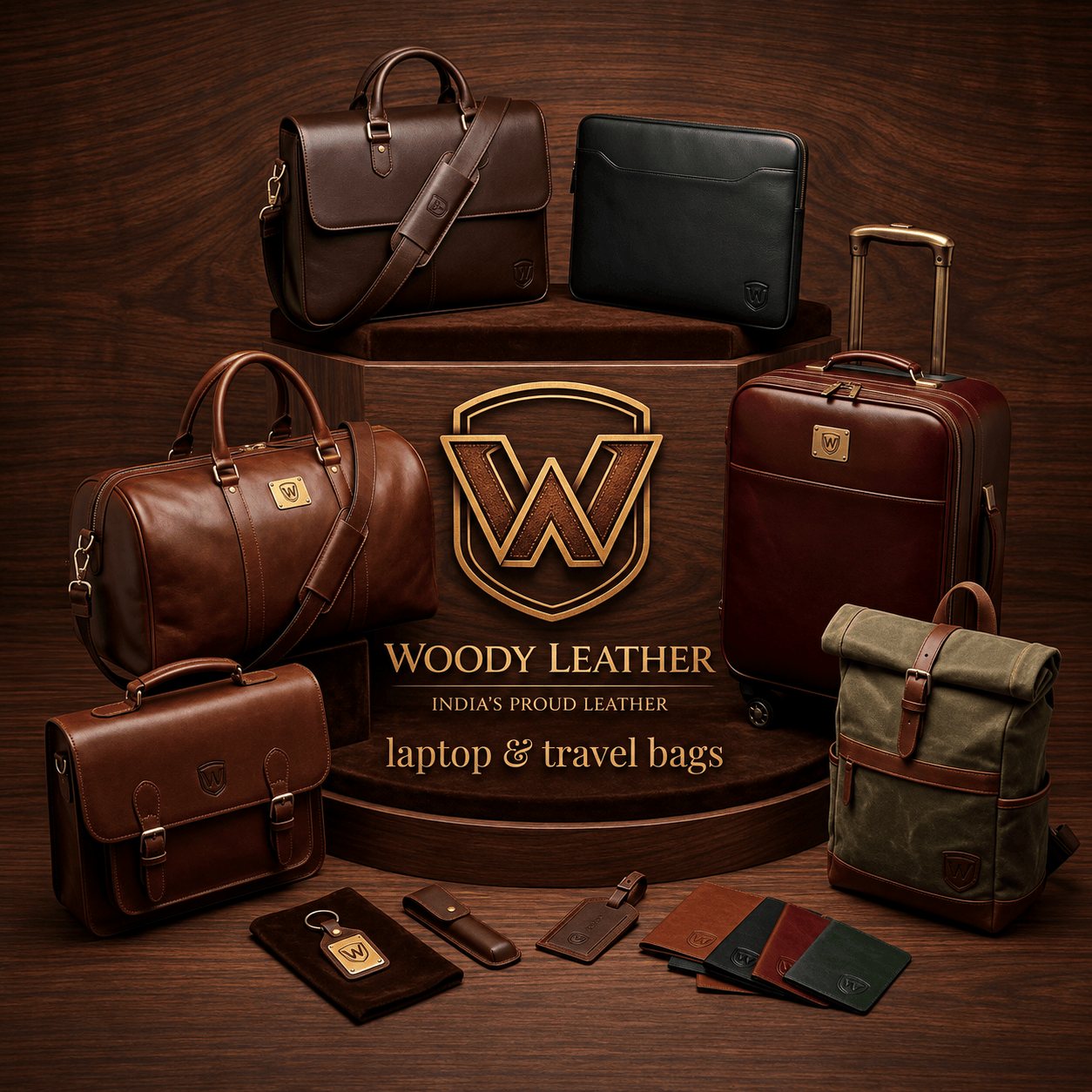 Laptop & Travel Bags by Woody Leather